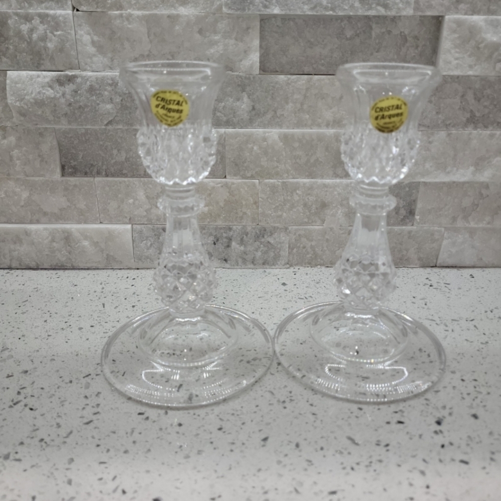 Cristal Candle Holders